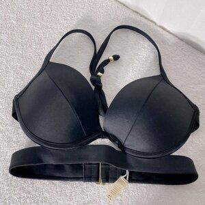 5/$25 Skinny Dip By Melissa Elegant Black Bikini Top S